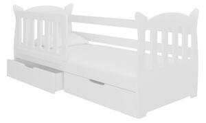 Detská posteľ PENA, 160x75, biela