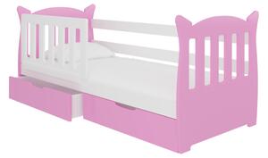 Detská posteľ PENA, 160x75, ružová