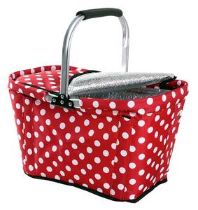 Skladací nákupný košík BODKA 48 x 28 cm