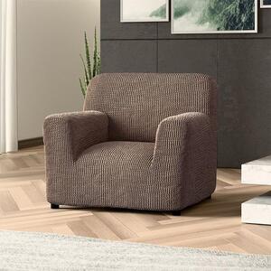 Bielastické poťahy COSTINA oriešková kreslo (š. 60 - 110 cm)