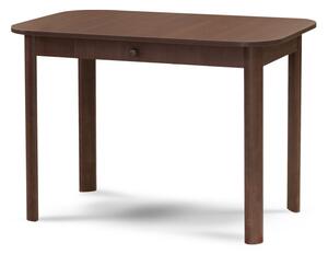 Stima Drevený stôl BONUS Rozklad: Pevný so zásuvkou, Odtieň: Tmavo hnedá
