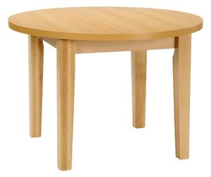 Stima drevený Stôl FIT 110 Rozklad: +35cm rozklad, Odtieň: Buk, Rozmer: průměr 110cm