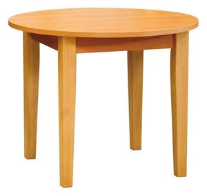Stima okrúhly drevený jedálenský stôl FIT 95 Rozklad: Pevný, Odtieň: Jelša, Rozmer: Ø 95 cm