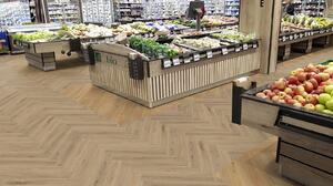 GERFLOR Creation 55 clic acoustic herringbone Aquinoah nature GERCAC55 1707 - 1.50 m2