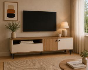 TV STOLÍK RAVELLO KAŠMÍR / ORECH ROYAL 180 cm