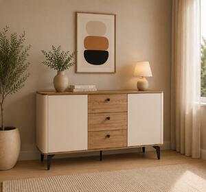 KOMODA RAVELLO KAŠMÍR / ORECH ROYAL 140 cm
