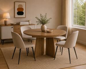 ROZKLADACÍ JEDÁLENSKÝ STÔL RAVELLO ORECH ROYAL 120 - 160 cm