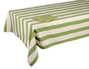 PAMUKKALE Green stripes obrus 140x180 cm (EVVIVA Home)