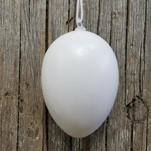 Veľkonočné vajíčka plastové biele 6cm 12ks