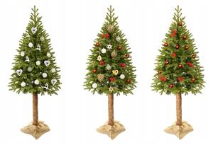 Dekorstudio Umelý Vianočný stromček na pni 3D Smrek 180cm