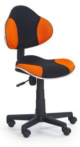 Halmar Detská stolička Flash, čierna/oranžová
