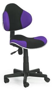Halmar Detská stolička Flash, čierna/fialová