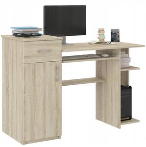 NovýNábytok.sk PC stolík Nymis (dub sonoma). Akcia -10%. Vlastná spoľahlivá doprava až k Vám domov. 1151393