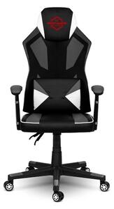 Global Income s.c. Herná stolička Shiro - černá/bílá