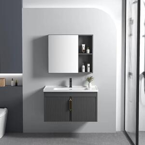 Súprava kúpeľňového nábytku s umývadlom Astor 60cm Grey