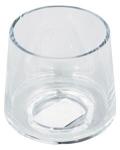 Váza sklenená číra 8x9,5x9cm