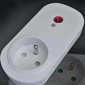 SOLIGHT Diaľkovo ovládané zásuvky set 3 zásuvky+1 ovládač DY09 2000W/8,7A