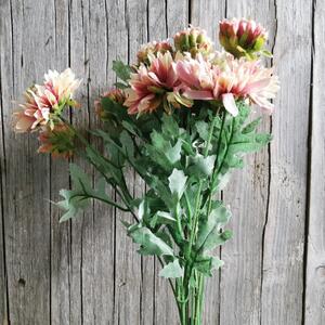 Umelá kvetina - gerbera,smotanovoružová,44cm