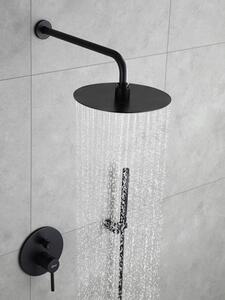 REA LUNGO BLACK podomietkový sprchový set so sprchovou batériou