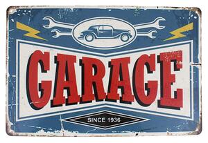 Retro cedula GARAGE 30x20cm (dekoračná tabuľka 20x30 cm)