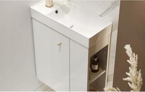 Cersanit Larga, umývadlová skrinka 50cm, biela, S932-110-DSM