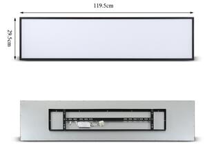 Brilagi - LED Stropné svietidlo SLIMFRAME LED/58W/230V 120x30 cm čierna