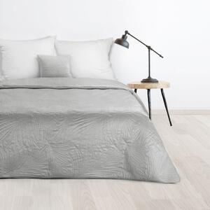 Dekorstudio Luxusný zamatový prehoz na posteľ LUIZ4 v striebornej farbe Rozmer prehozu (šírka x dĺžka): 170x210cm
