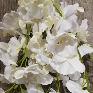 Orchidea kvet visiaci biely 120cm