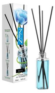 Tyčinkový aroma difuzér ZEN MODRÁ 50 ml