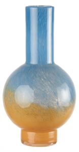 1M162 Váza URSULA Blue/Ocher, H34cm