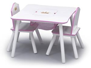 BHome Detský stôl so stoličkami Princezné