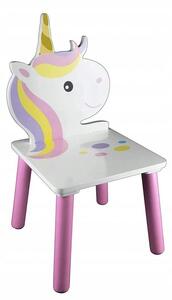 BHome Detský stôl so stoličkami Jednorožec