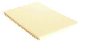 Koze.sk Flanelové prestieradlo 160x200 ecru – mäkké, teplé, 100% bavlna