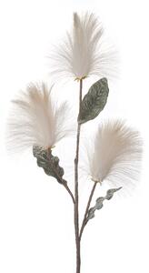 1P175 Umelá kvetina Callistemon, White, H90cm