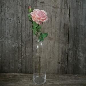 Ruža farebná, umelý kvet 65cm farba: biela