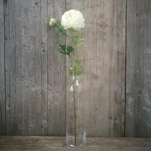 Pivónia farebná, umelý kvet 76cm farba: biela