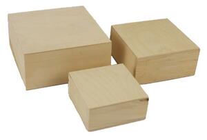 Sada drevených boxov, 3ks 097072