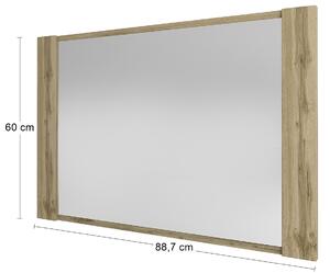 Zrkadlo na stenu Finni M-880 - dub wotan