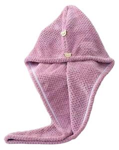 Turban na vlasy HAIRNEST z mikrovlákna, ružový