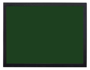 Toptabule.sk KRT03ZCR Zelená kriedová tabuľa v čiernom drevenom ráme 60x40cm / magneticky
