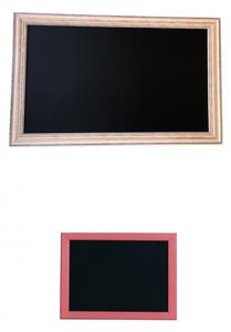 Toptabule.sk PRPROV Čierna kriedová tabuľa PREMIUM v provensálskom drevenom ráme 90x60cm / nemagneticky