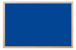 Toptabule.sk KRT04 Modrá kriedová tabuľa v prírodnom drevenom ráme 60x120cm / magneticky