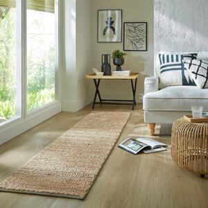 Flair Rugs , Behúň Drew Braid Stripe Natural, 60x230, béžová, chodba / predsieň