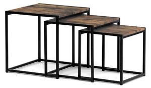 NovýNábytok.sk Set 3 konferenčných stolíkov Ascendio (old style wood). Vlastná spoľahlivá doprava až k Vám domov. 1121151