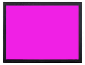 Toptabule.sk KRT03CRR Ružová kriedová tabuľa v čiernom drevenom ráme 60x40cm / nemagneticky