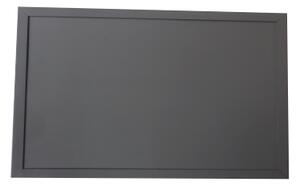 Toptabule.sk KRT01BSDR Sivá kriedová tabuľa v sivom drevenom ráme 60x120cm / nemagneticky
