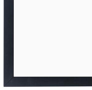 Toptabule.sk KOMB5 Kombinovaná magnetická tabuľa v čiernom drevenom ráme 60x40cm
