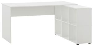 PÍSACÍ STÔL, biela, 121,6/150/73,6 cm MID.YOU - Online Only kancelárie, Online Only