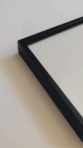 Toptabule.sk 023C Biela tabuľa na magnetky PREMIUM v hliníkovom čiernom ráme 90x60cm