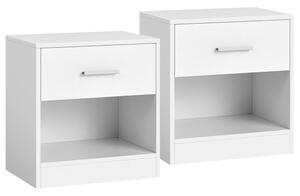 Set dvoch nočných stolíkov ANT-E1081 WT (2 ks)